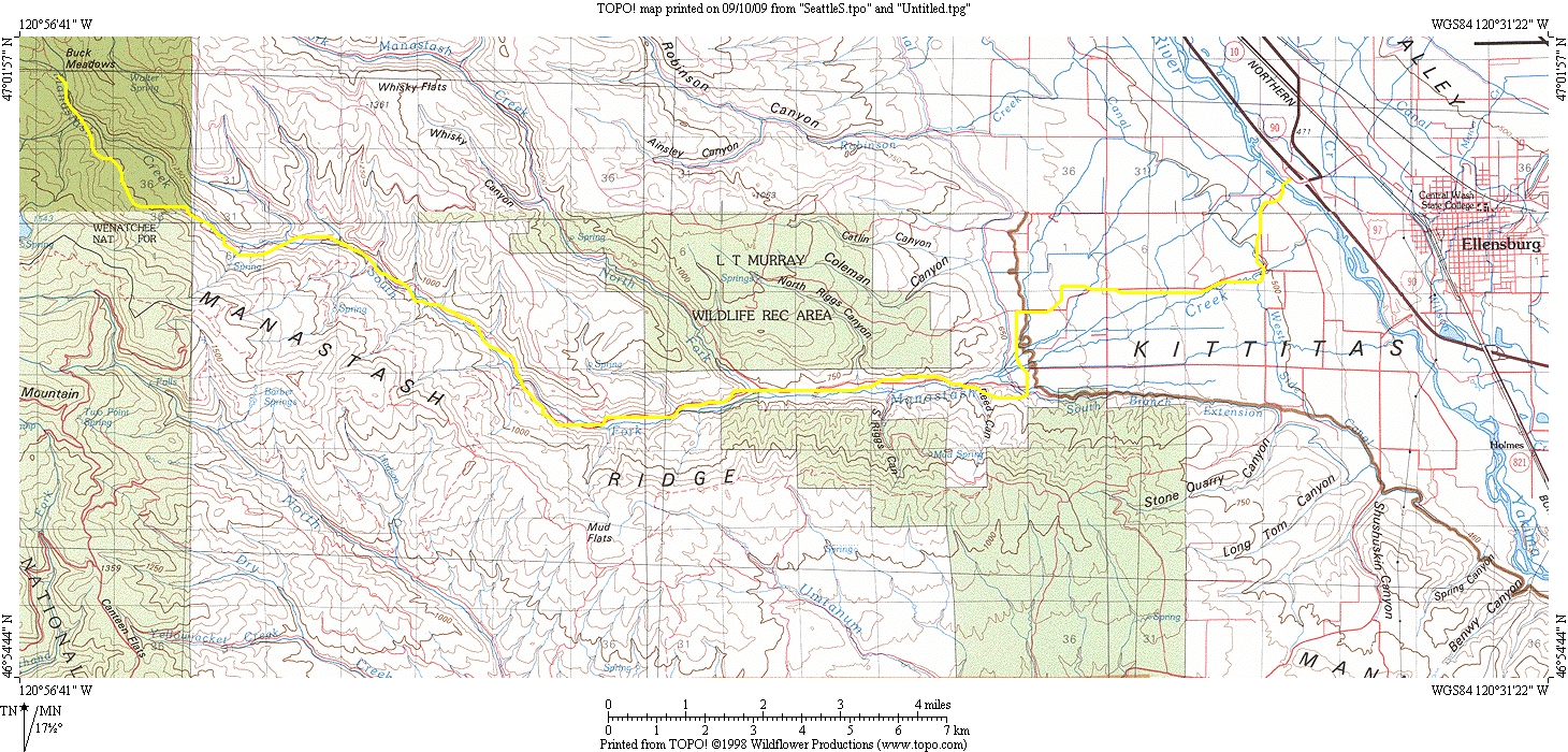 Quartz MtTaneumBuck Meadows Trail Maps
